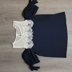 Papaya Women's Crotchet Flower Top